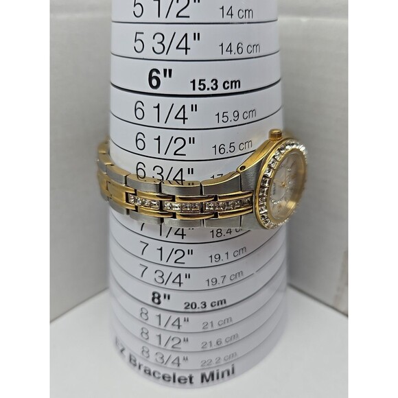 Relic Womens Queens Court ZR11775 Two Tone Crystal Watch 27mm Quartz New Battery - Picture 7 of 11